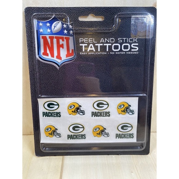 NFL Football Face Temporary Tattoo Pick your team! Peel and Stick NFL brand - Picture 9 of 11